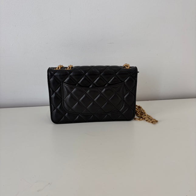 Sac Chanel Wallet on Chain Pearl Crush Noir