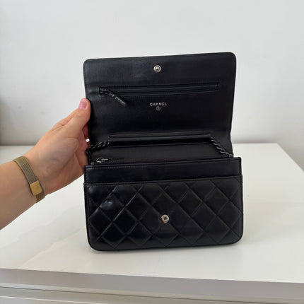 Sac Chanel Wallet on chain Boy Noir