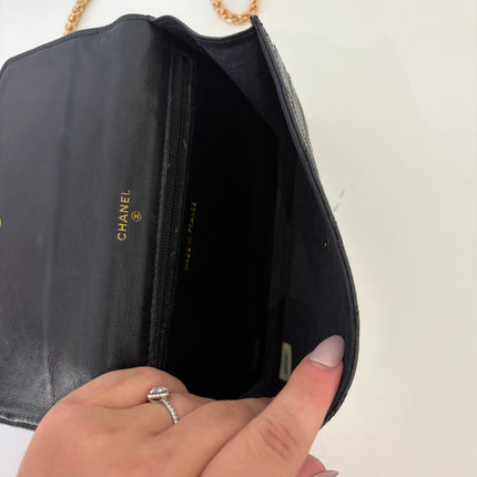 Pochette Chanel Noire CC + insert de sac
