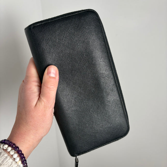 Portefeuille Prada noir