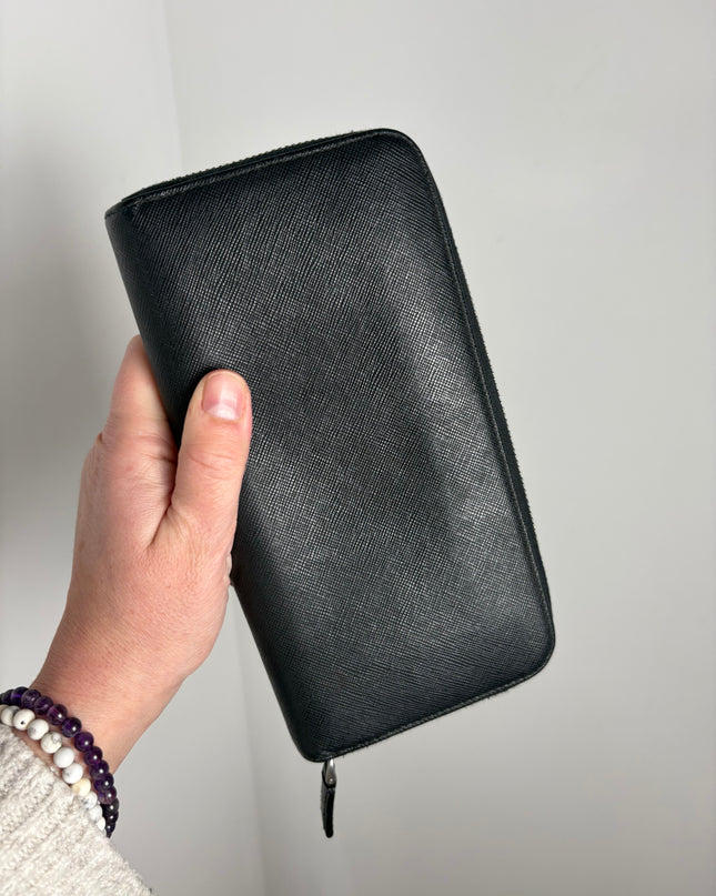 Portefeuille Prada noir