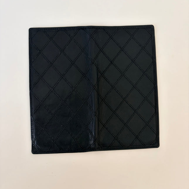 Portefeuille long Chanel noir