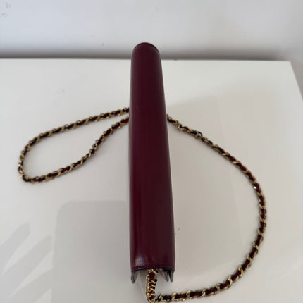 Sac Chanel Bordeaux Bandoulière