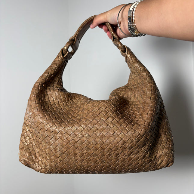 Sac Hobo Bottega Veneta mordoré