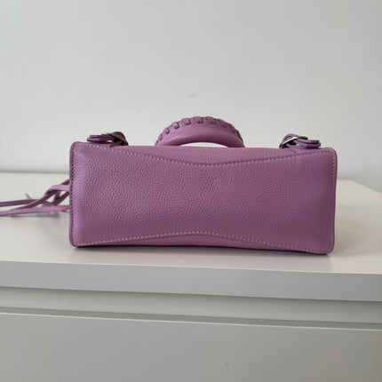 Sac Balenciaga mini neo City lilas