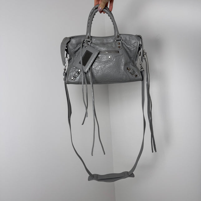 Sac Balenciaga City Small Gris souris