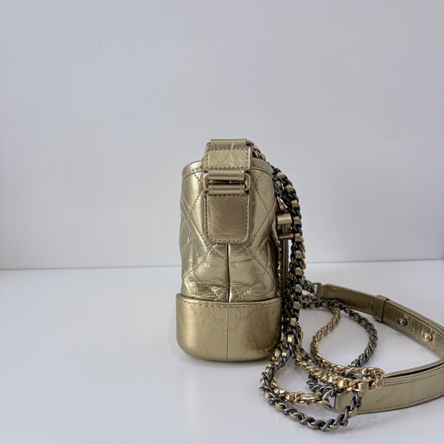 Sac Chanel mini Gabrielle Doré