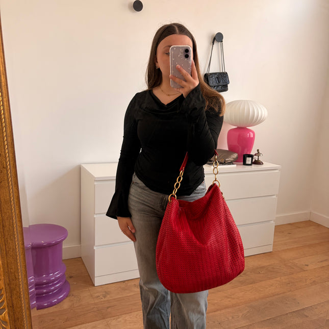 Sac Cabas Dior Tote rouge