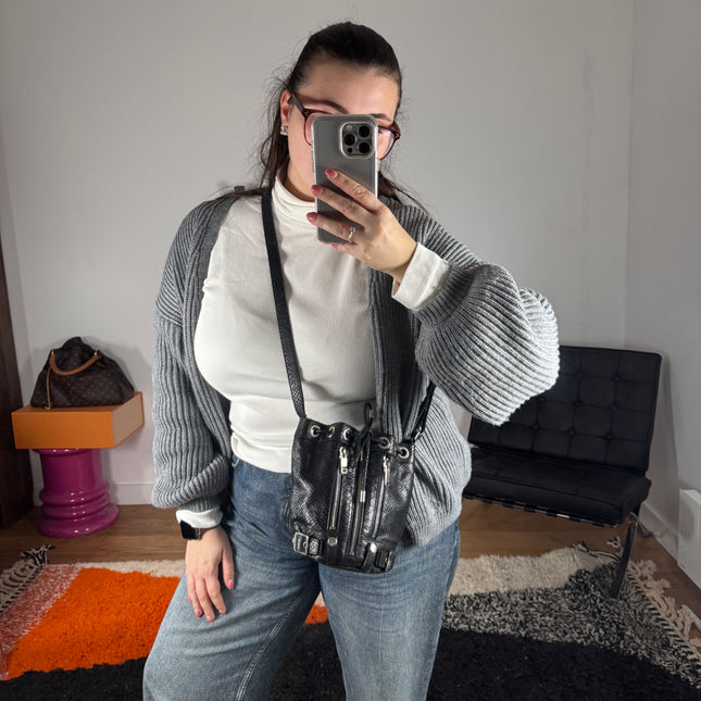 Sac Saint Laurent Rider Python