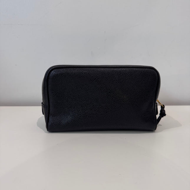 Trousse Chanel cuir caviar