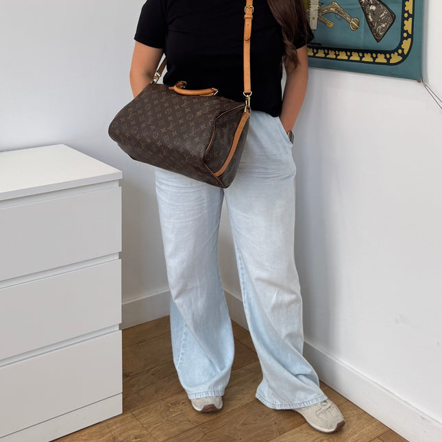Sac Louis Vuitton Speedy 35 Monogram bandoulière