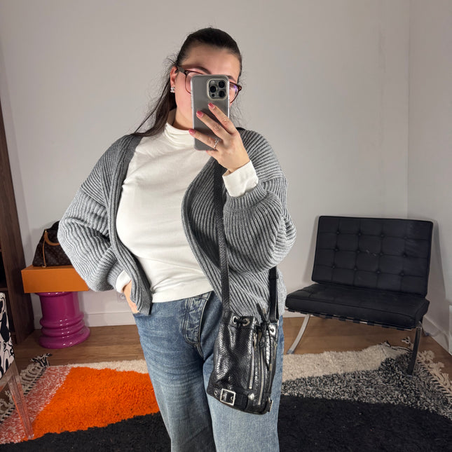 Sac Saint Laurent Rider Python