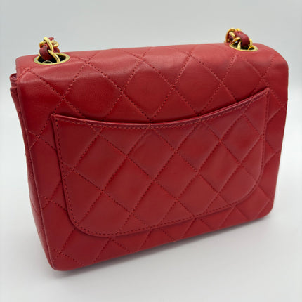 Sac Chanel Mini square rouge