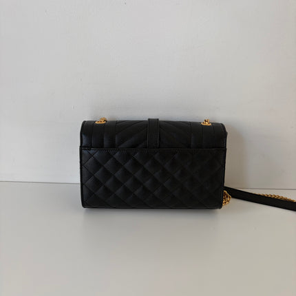 Sac Saint Laurent Enveloppe small Noir