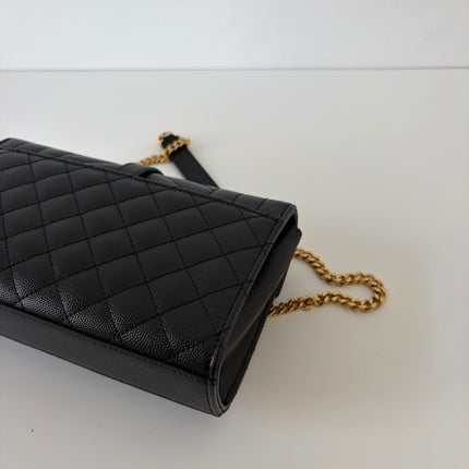 Sac Saint Laurent Enveloppe small Noir