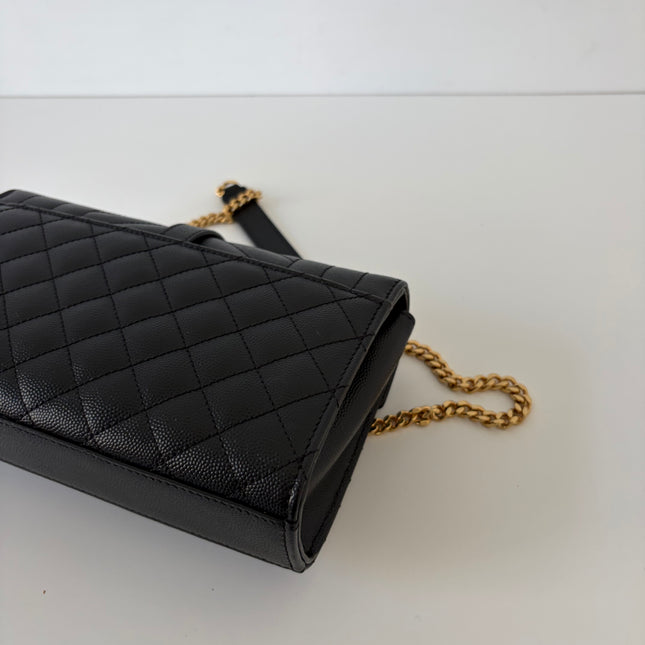 Sac Saint Laurent Enveloppe small Noir