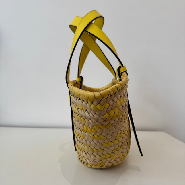 Sac panier Loewe jaune pm