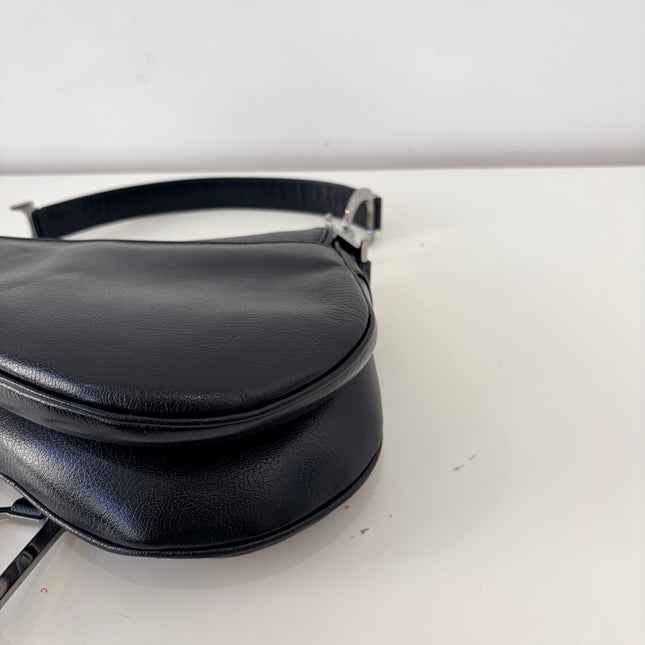 Sac Dior Saddle moyen noir