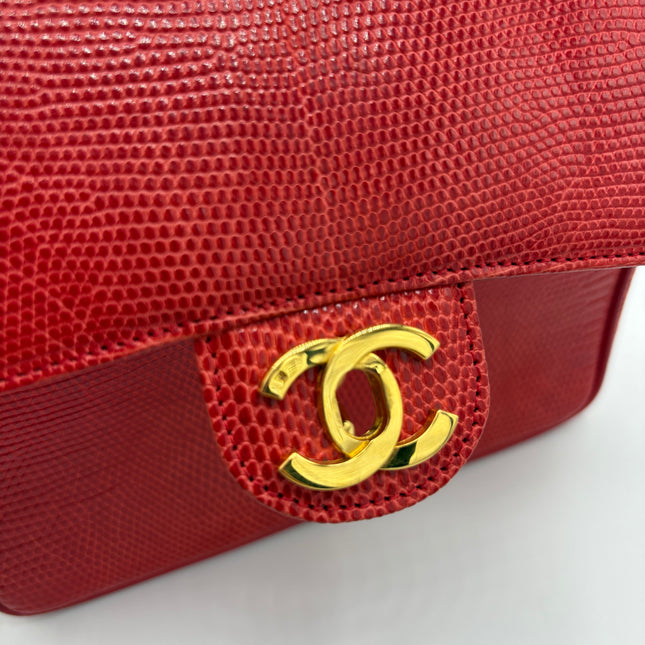 Sac Chanel Mini Square Lézard