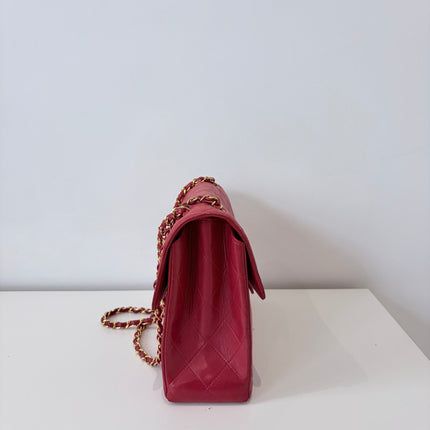 Sac Chanel Maxi timeless Double vintage Rouge