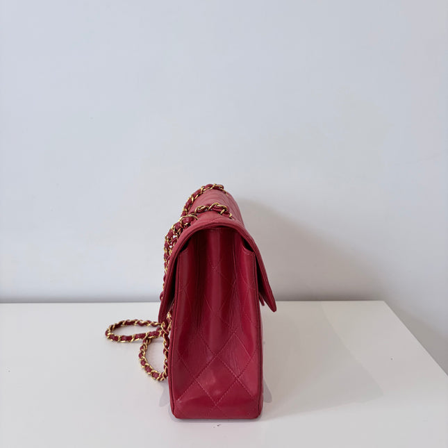 Sac Chanel Maxi timeless Double vintage Rouge