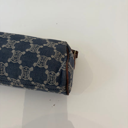 Sac Celine épaule toile bleu jean