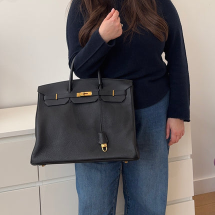 Sac Hermès Birkin 40 Noir