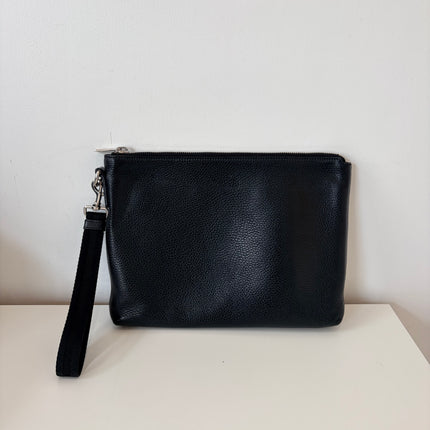 Pochette en cuir Gucci noir