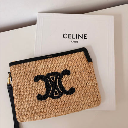 Pochette Céline en paille