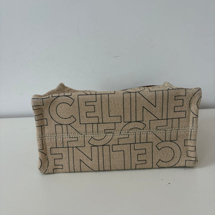Sac Celine Cabas Thais beige