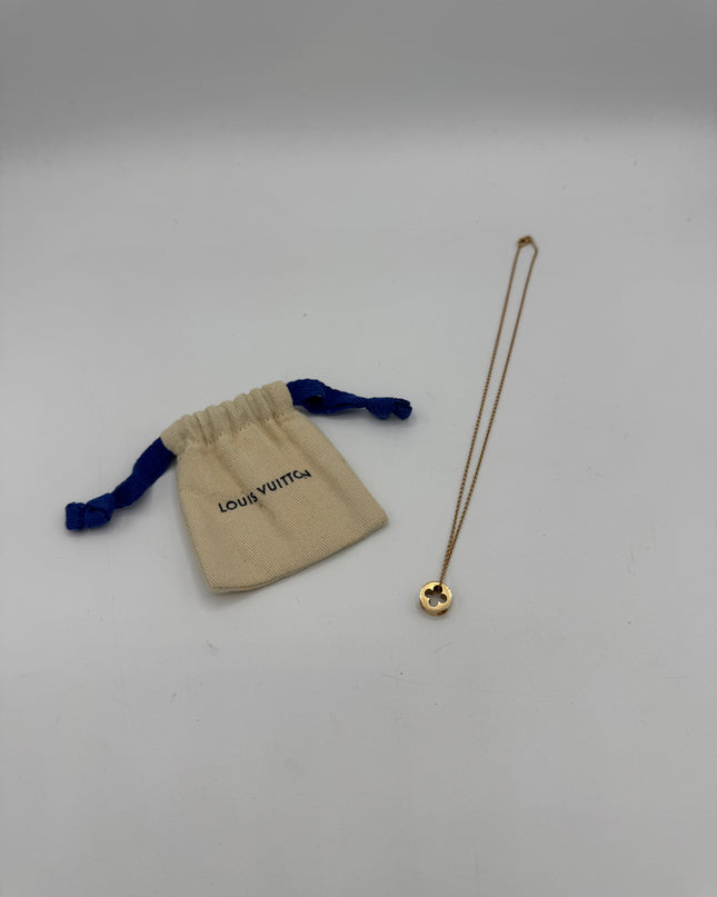 Collier pendentif Louis Vuitton Empreinte or jaune