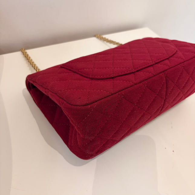 Sac Chanel 2.55 jersey framboise