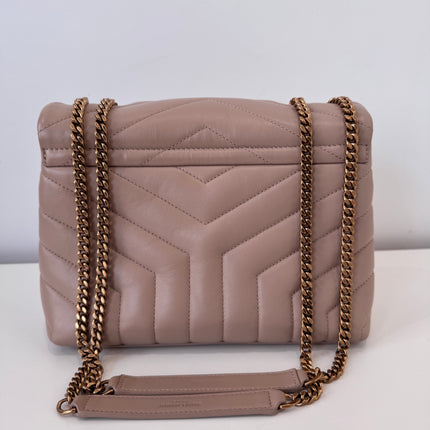 Sac Saint Laurent Loulou Small Beige