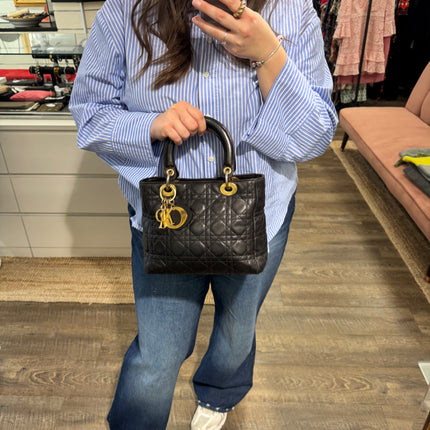 Sac Lady Dior Small Noir