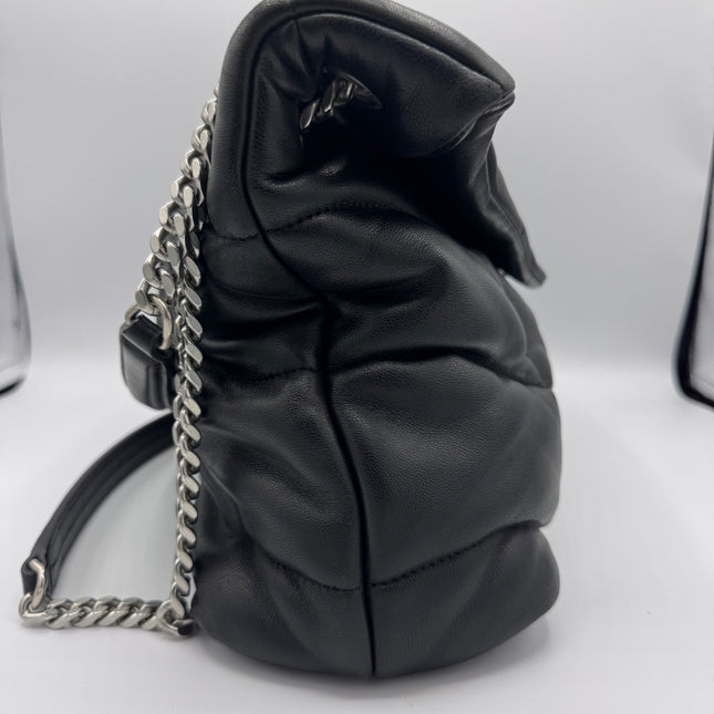 Sac Saint Laurent Puffer Large Noir