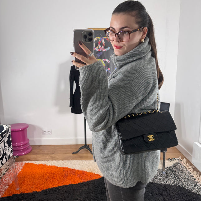 Sac Chanel Timeless vintage noir