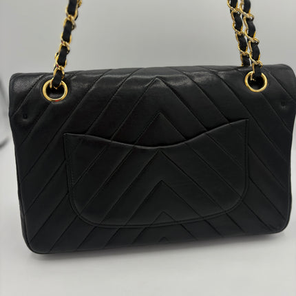 Sac Chanel Timeless chevrons noir