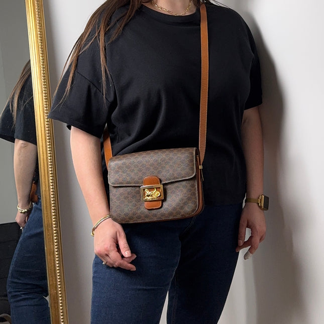 Sac Céline macadam fermoir calèche