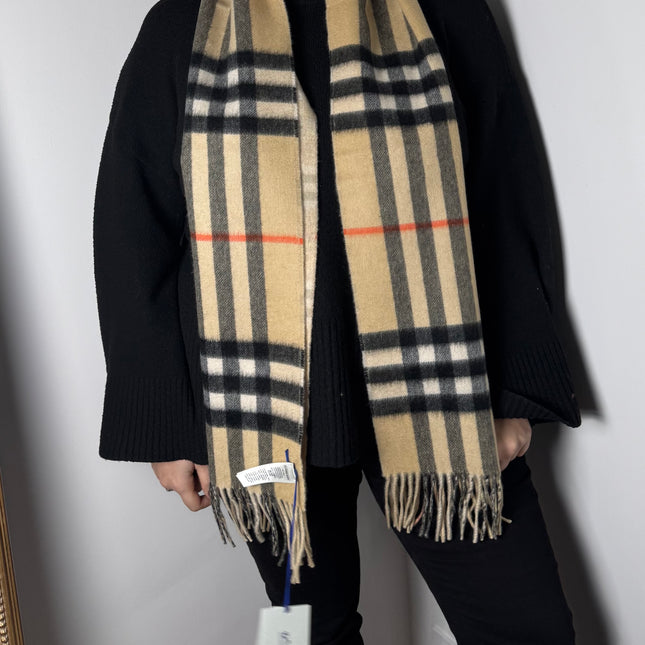 Écharpe Burberry Cachemire 168cm