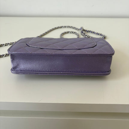 Sac Chanel wallet on chain Violet