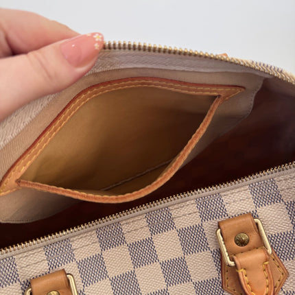 Sac Louis Vuitton Speedy 30 damier azur
