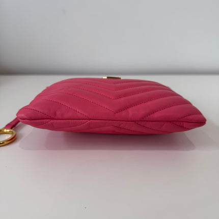 Pochette rose saint Laurent new jolie