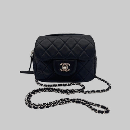 Sac Chanel mini double noir