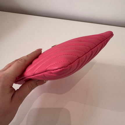 Pochette rose saint Laurent new jolie