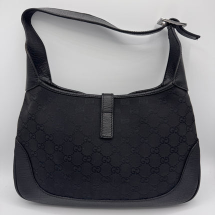 Sac Gucci Jackie toile et cuir noir