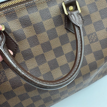 Sac Louis Vuitton Speedy 30 damier ébène