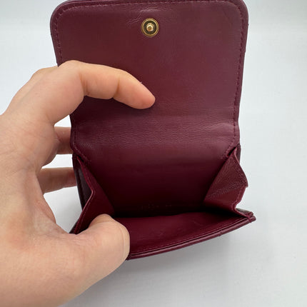 Portefeuille Balenciaga Bordeaux