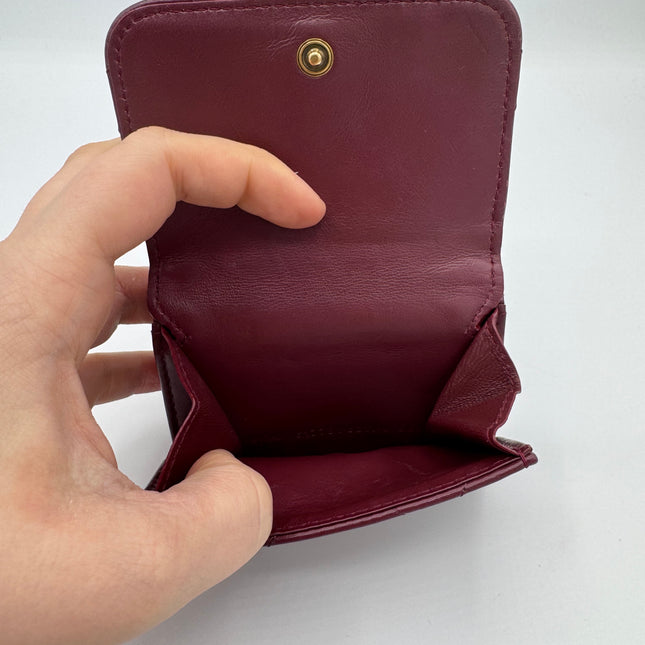 Portefeuille Balenciaga Bordeaux