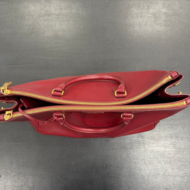 Cabas Prada Galleria GM Rouge