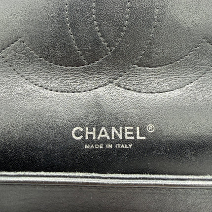 SAC CHANEL GRAND TIMELESS VERNIS NOIR